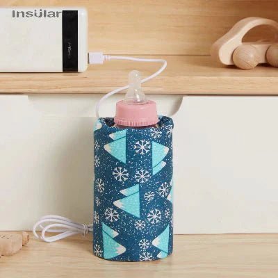 Chauffe biberon - BabyBottleWarmer™ - Flocon de neige - monbebegourmand
