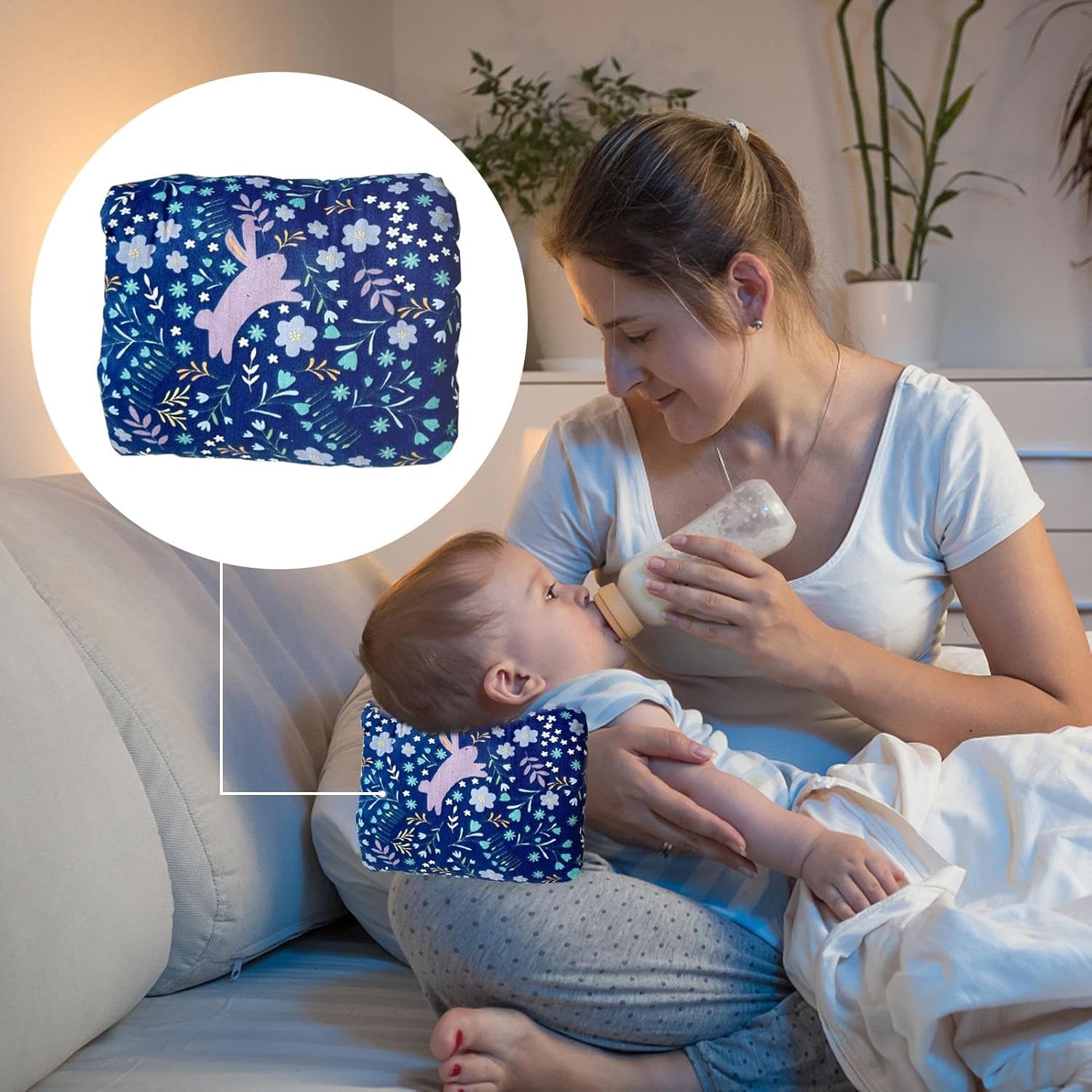 Coussin d’Allaitement - ArmNurse™ - Jardin Enchanté - monbebegourmand