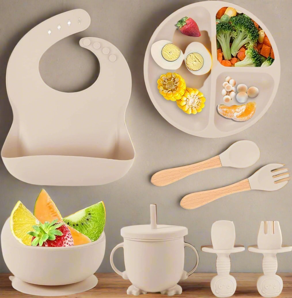 Vaisselle Bebe - TablewareBabySet™ - Beige - monbebegourmand