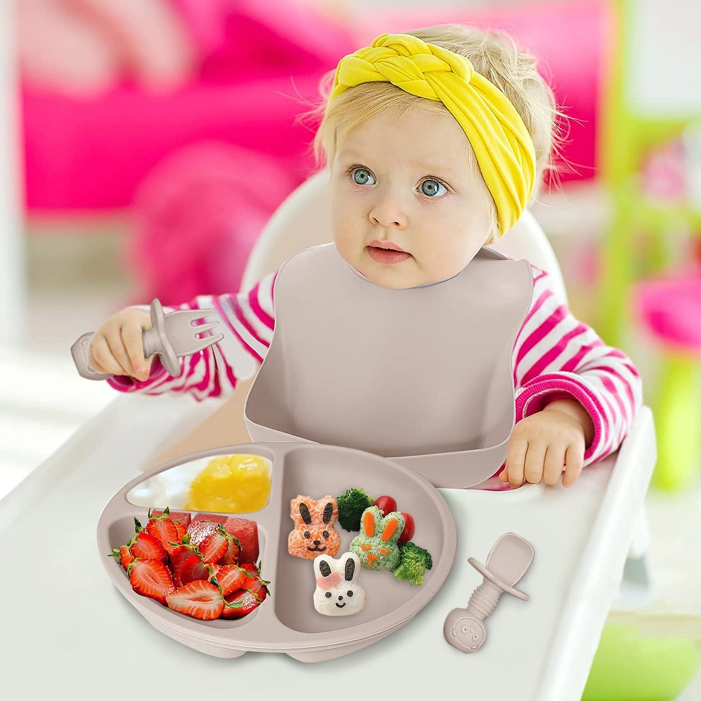 Vaisselle Bebe - TablewareBabySet™ - Beige - monbebegourmand