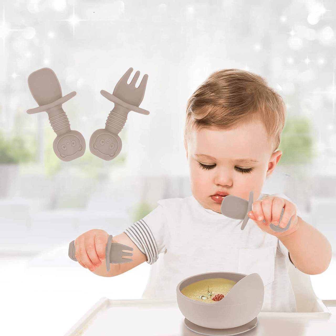 Vaisselle Bebe - TablewareBabySet™ - Beige - monbebegourmand