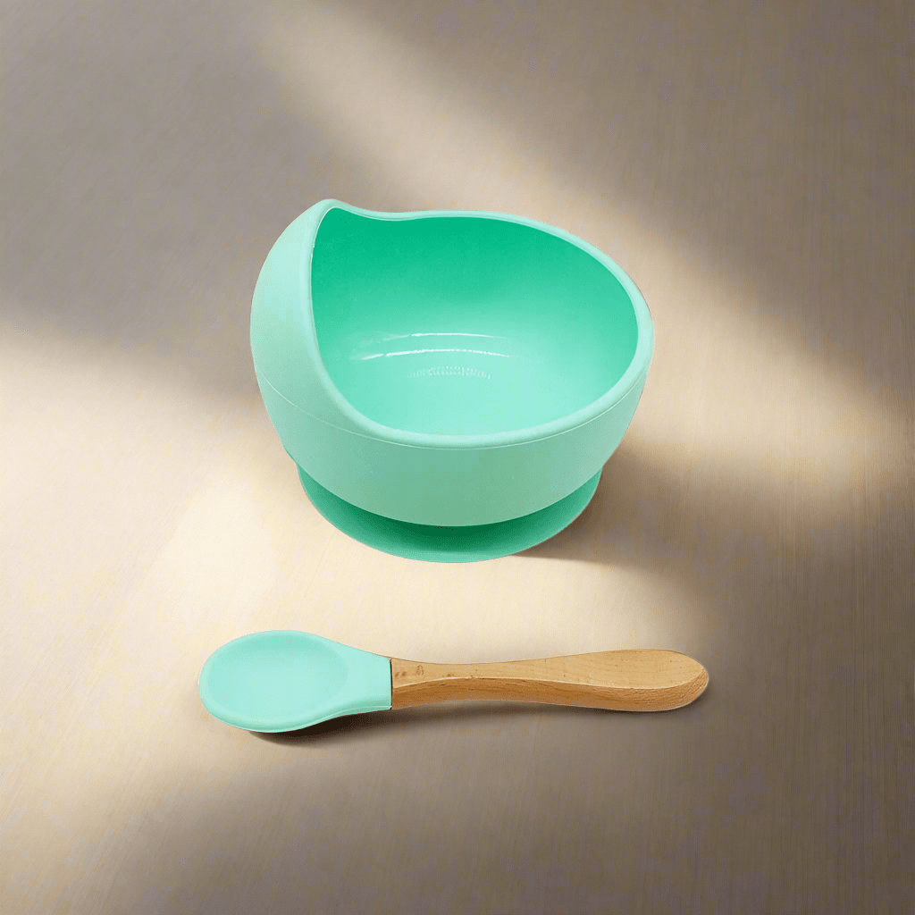 Vaisselle Bebe - TablewareBabySet™ - Menthe - monbebegourmand