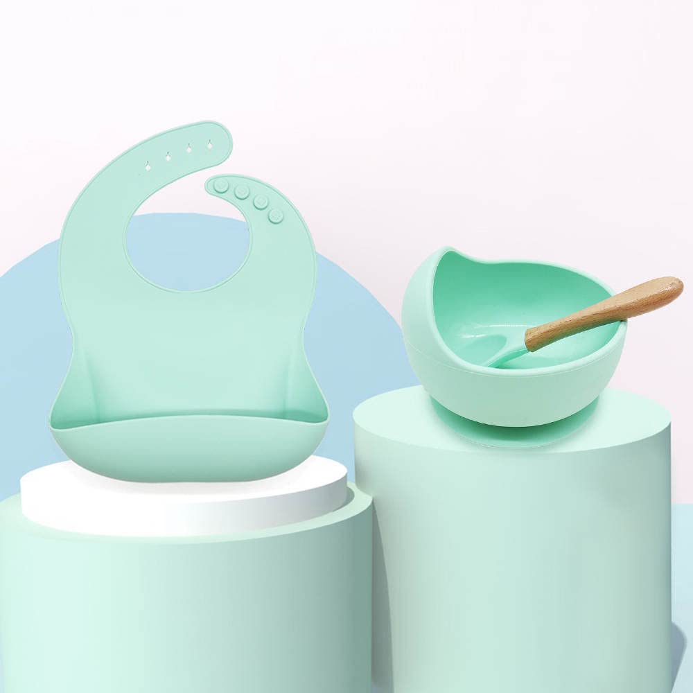 Vaisselle Bebe - TablewareBabySet™ - Menthe - monbebegourmand