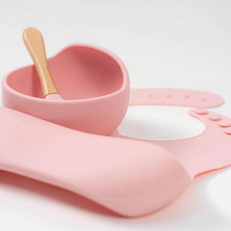 Vaisselle Bebe - TablewareBabySet™ - Rose - monbebegourmand