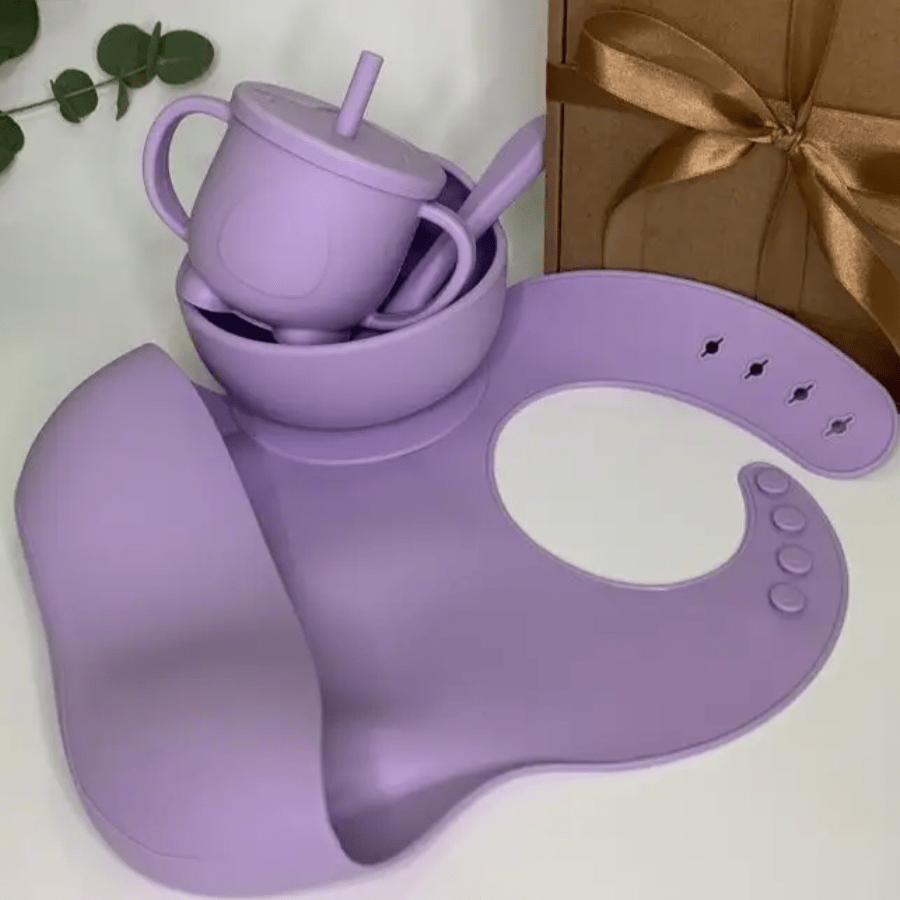 Vaisselle Bebe - TablewareBabySet™ - Violet - monbebegourmand