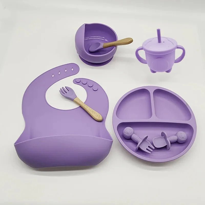 Vaisselle Bebe - TablewareBabySet™ - Violet - monbebegourmand