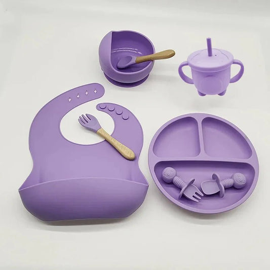 Vaisselle Bebe - TablewareBabySet™ - Violet - monbebegourmand